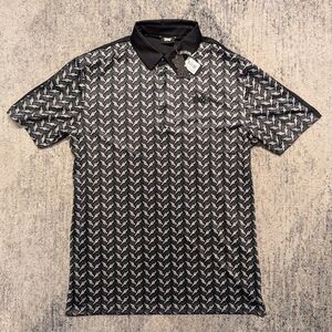 NWT PXG Men's Comfort Fit Saguaro Perforated Polo Cactus Pattern Men's Sz. S